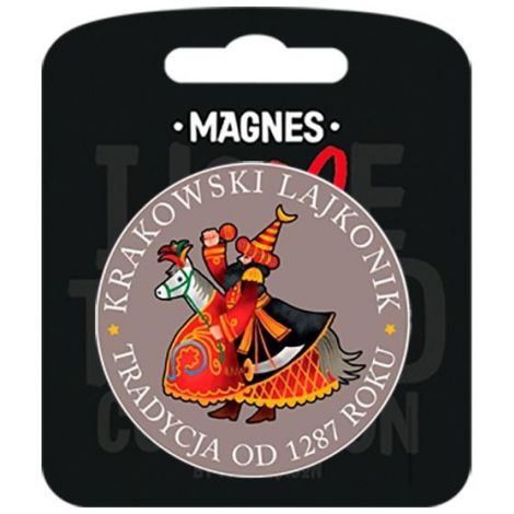Magnes Pan Dragon Kraków Krakowski Lajkonik w kole